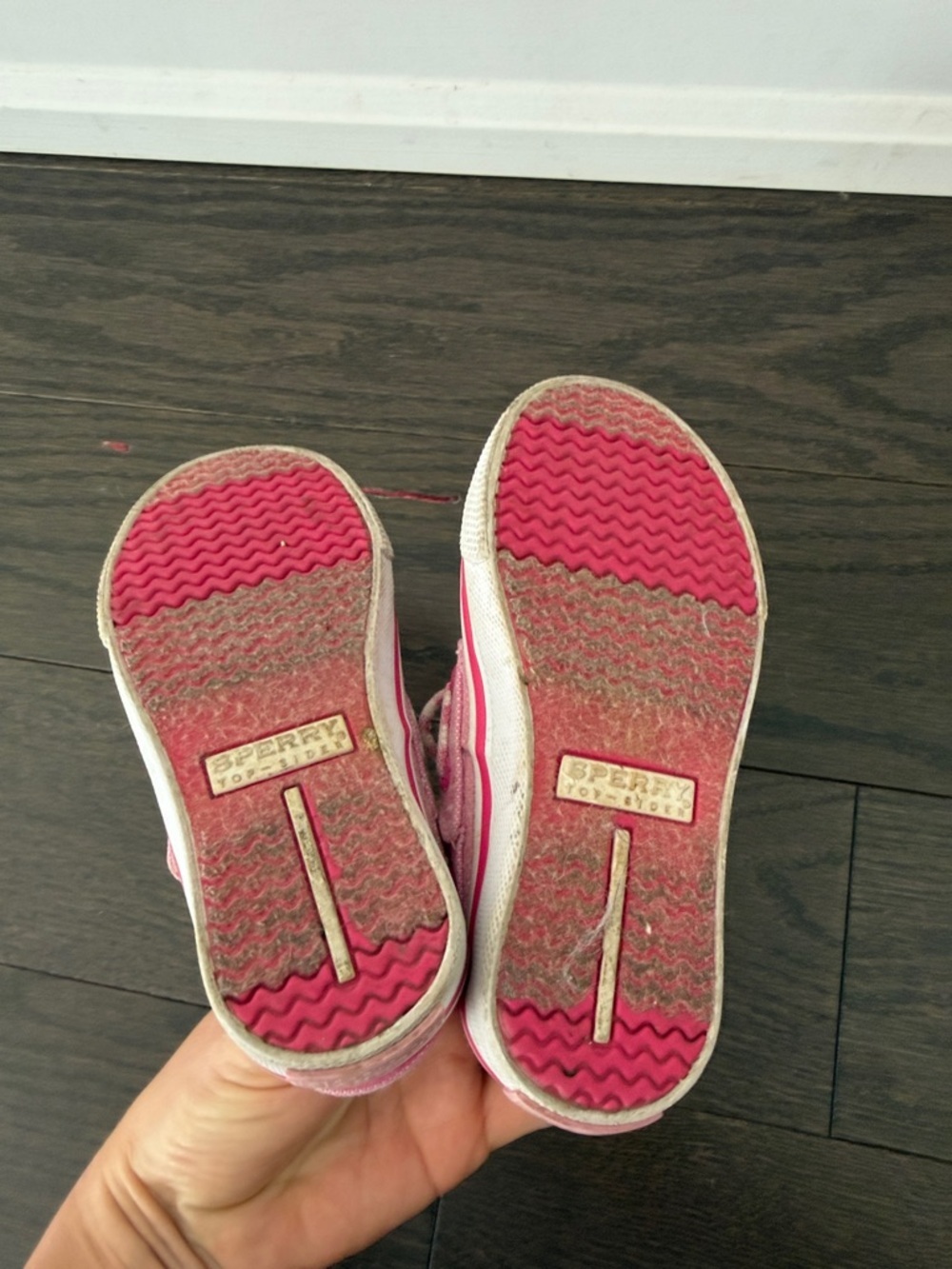 Sperry Topsider pink sequin boat shoe size 7 - Picture 4 of 5
